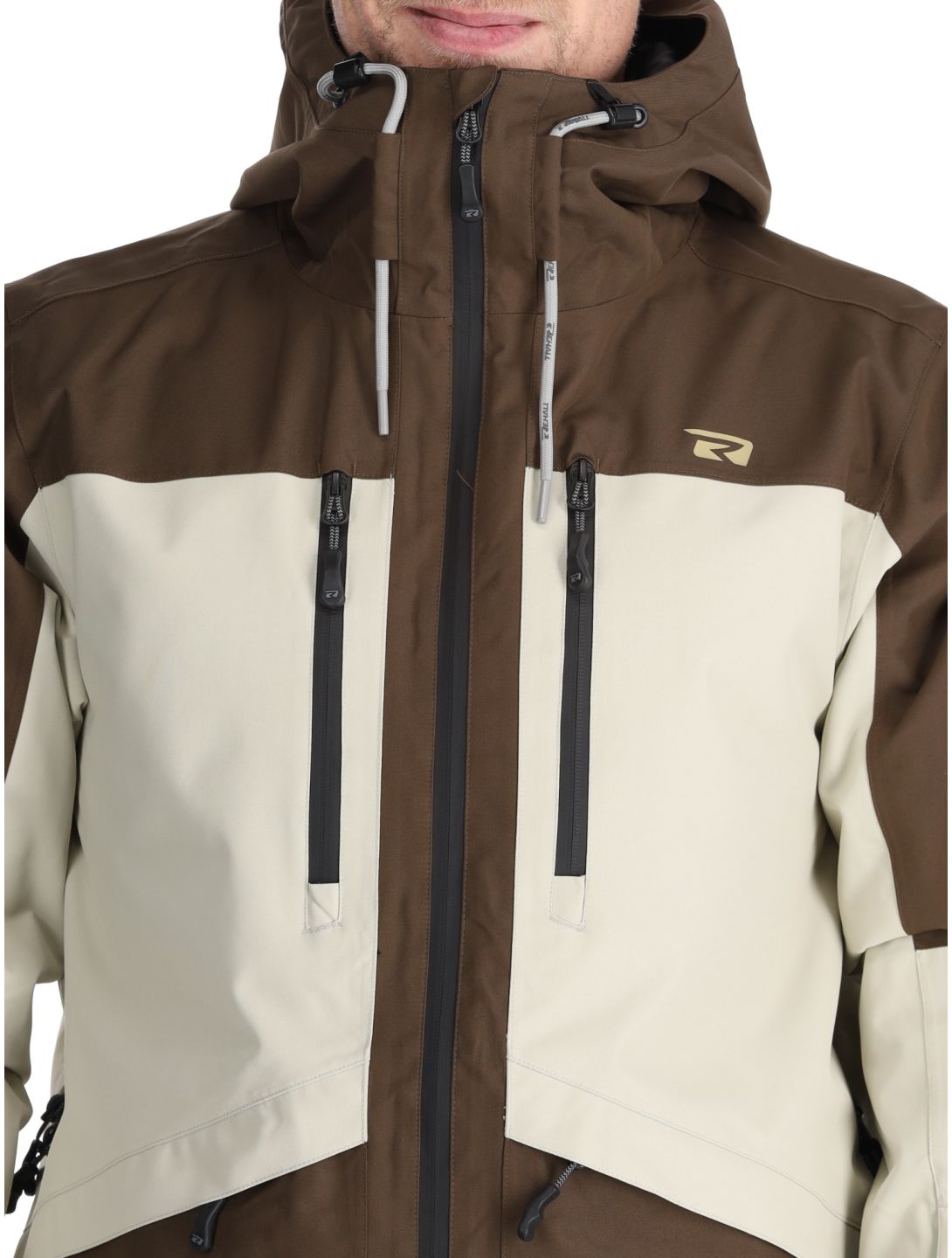 Rehall, Lhotse-R ski-jas heren Choco beige, bruin 