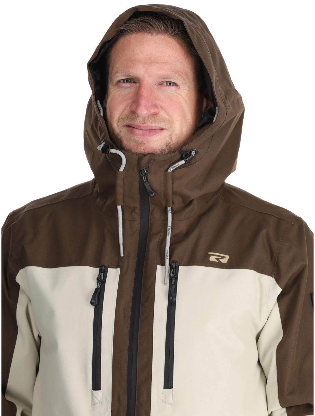 Rehall, Lhotse-R ski-jas heren Choco beige, bruin 