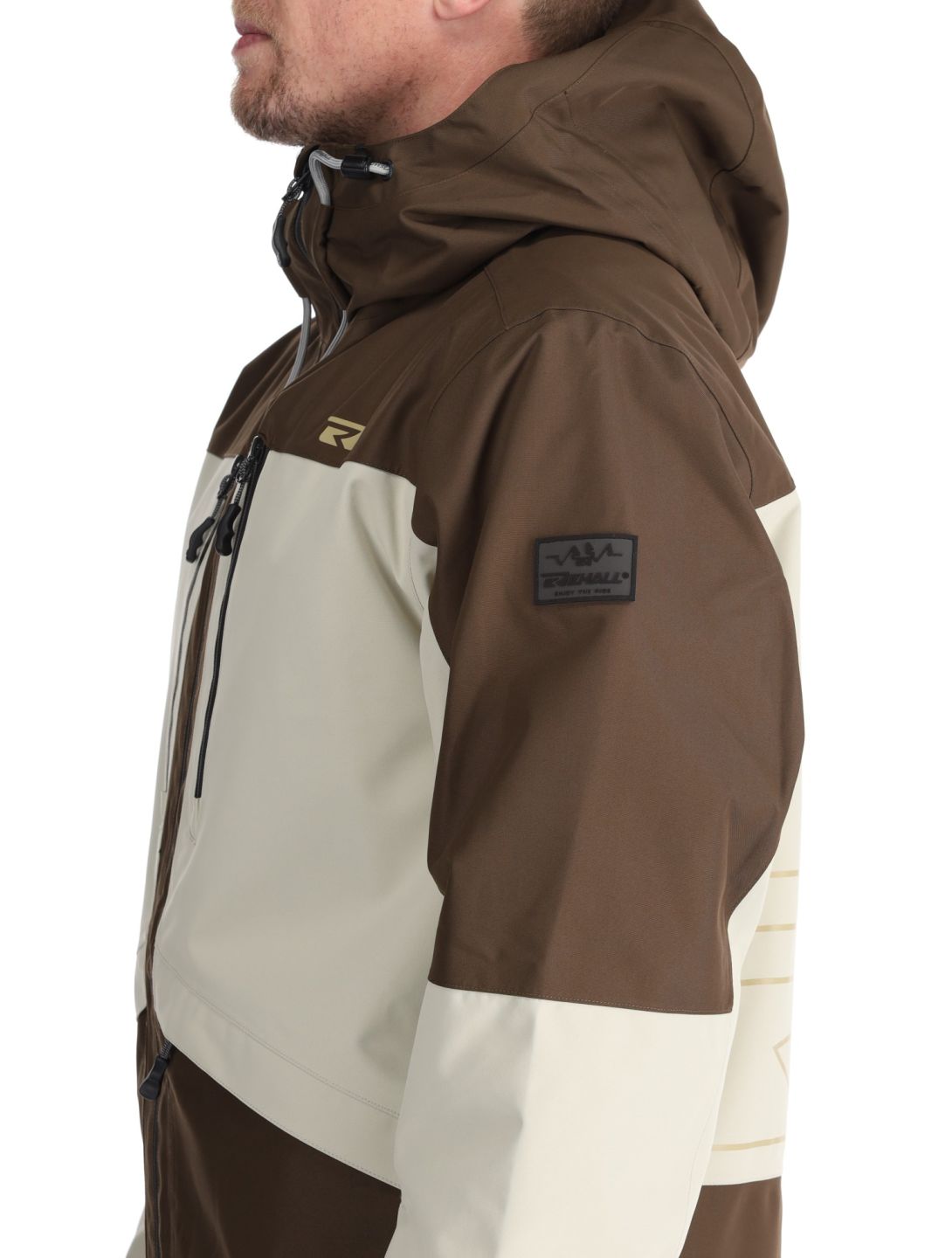 Rehall, Lhotse-R ski-jas heren Choco beige, bruin 