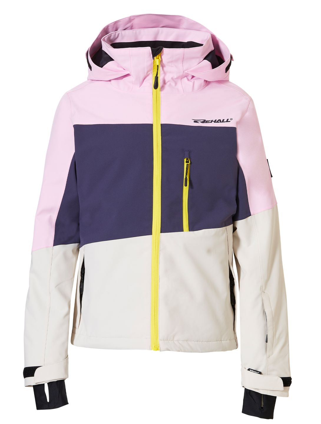 Rehall, Liv-R ski-jas kinderen Lilac beige, roze 