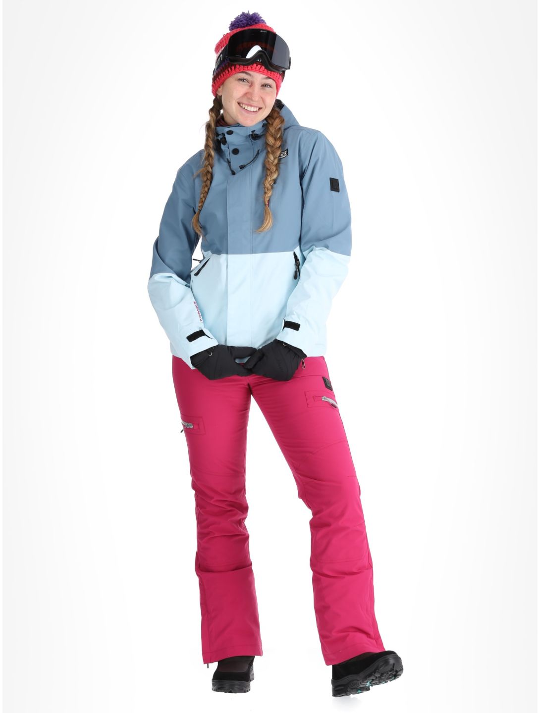 Rehall, Liza-R ski-jas dames Omphalodes blauw 