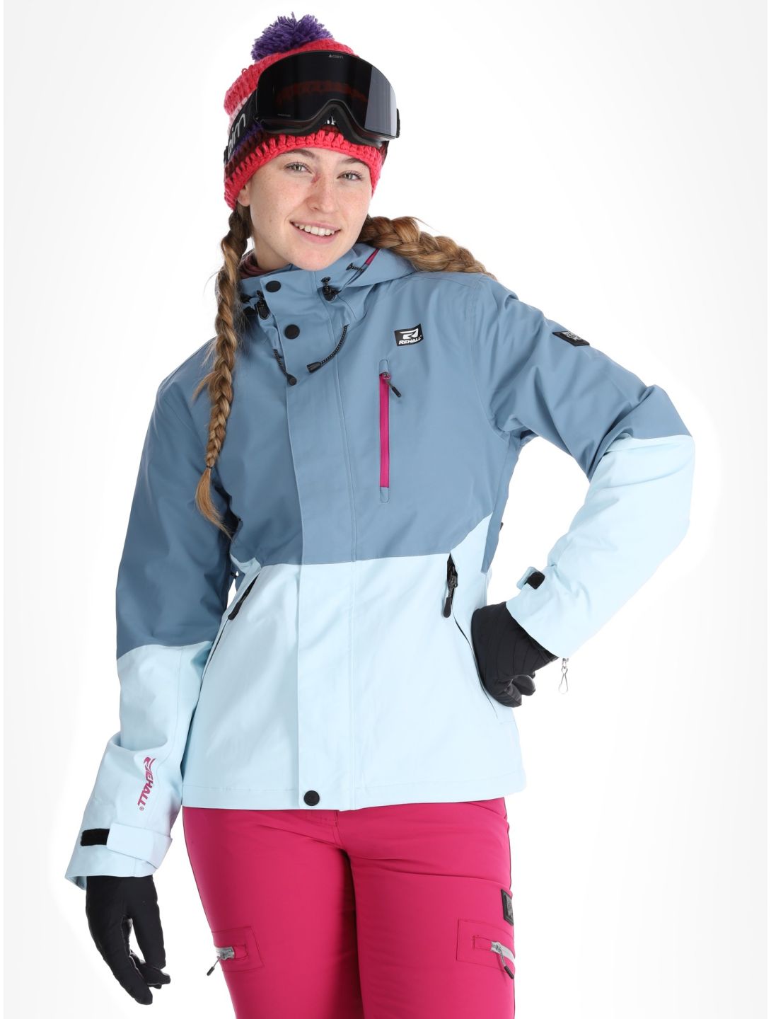 Rehall, Liza-R ski-jas dames Omphalodes blauw 