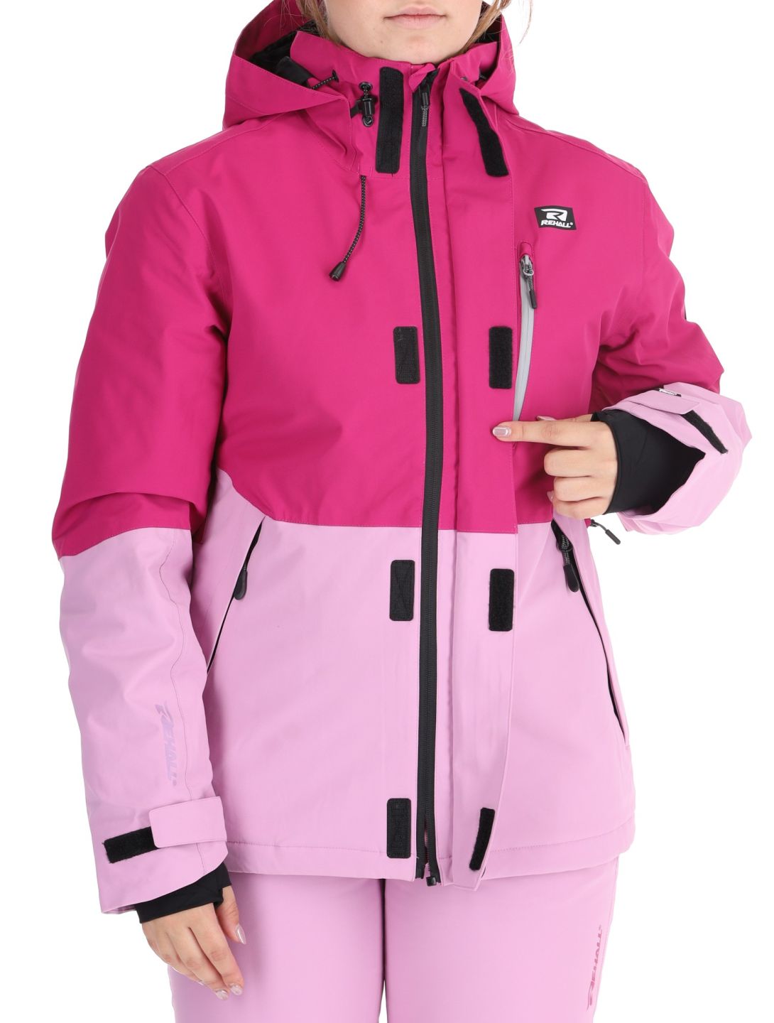 Rehall, Liza-R ski-jas dames Smoky Grape paars, roze 