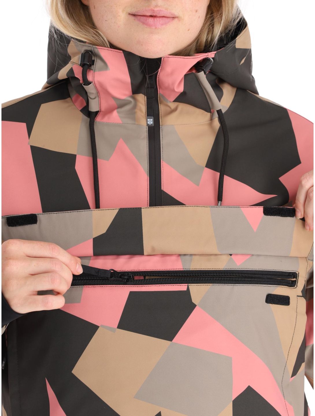 Rehall, Loiza-R winter anorak dames Camo Rose roze 