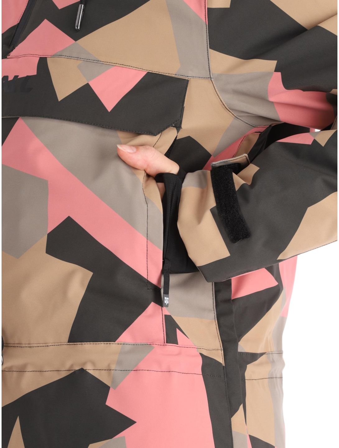 Rehall, Loiza-R winter anorak dames Camo Rose roze 