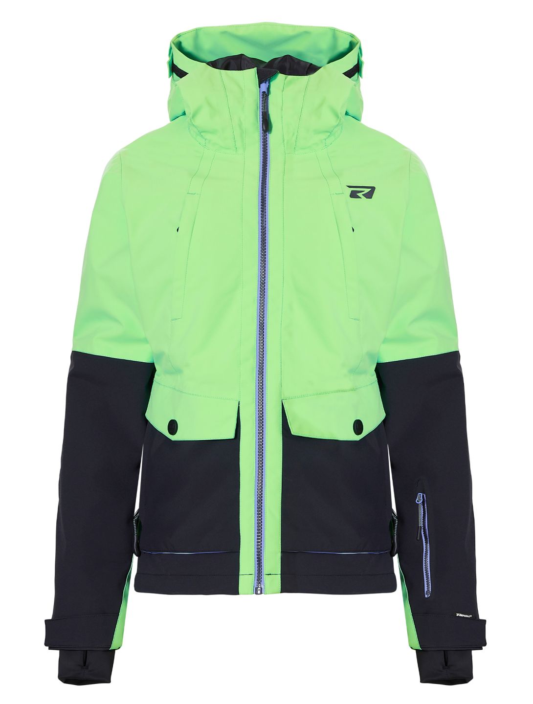 Rehall, Luna-R ski-jas kinderen Spring Bud groen, zwart 