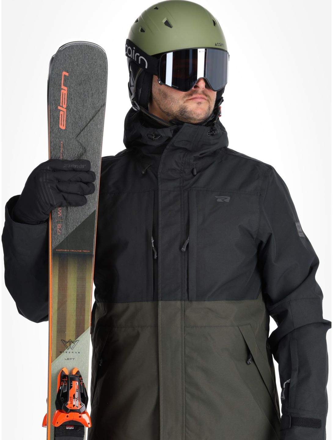 Rehall, Mayon-R ski-jas heren Black grijs, zwart 