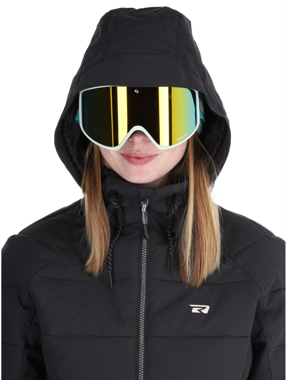 Rehall, Puffy-R ski-jas dames Caviar zwart 