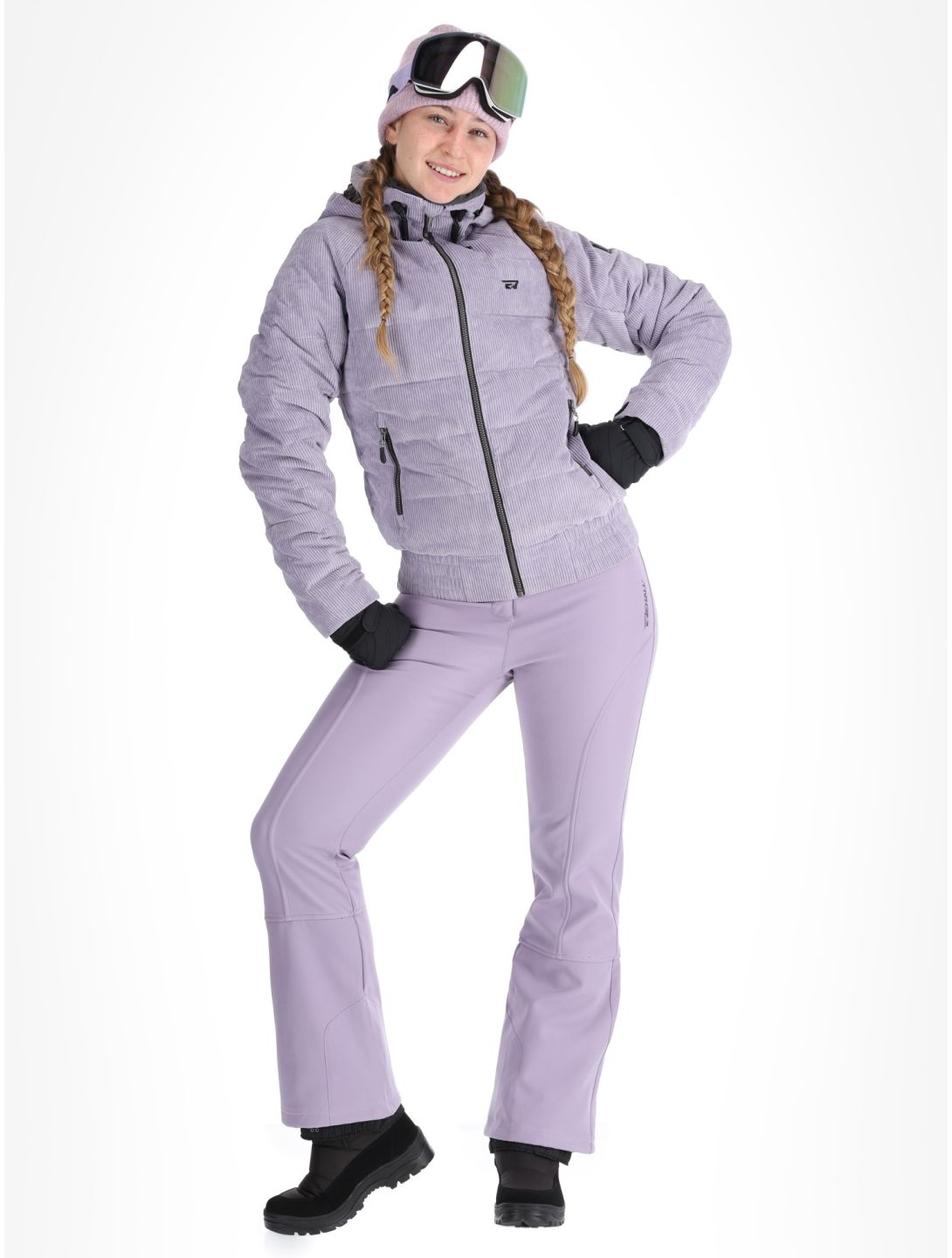 Rehall, Puffy-R ski-jas dames Dusk paars 