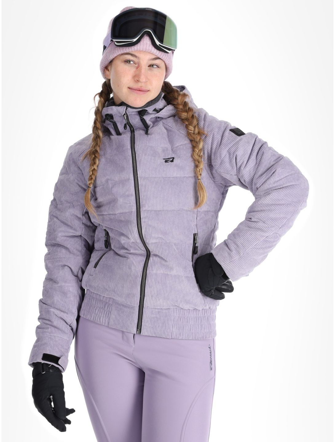 Rehall, Puffy-R ski-jas dames Dusk paars 