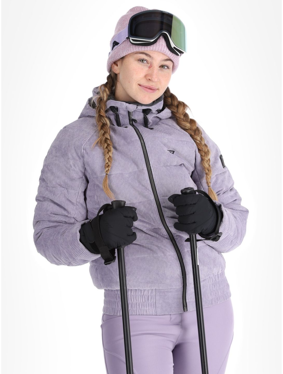 Rehall, Puffy-R ski-jas dames Dusk paars 