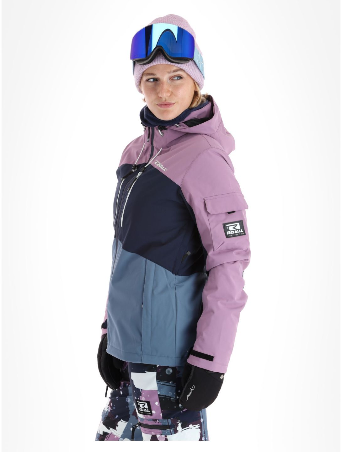 Rehall, Rome-R ski-jas dames Lavender blauw, paars 