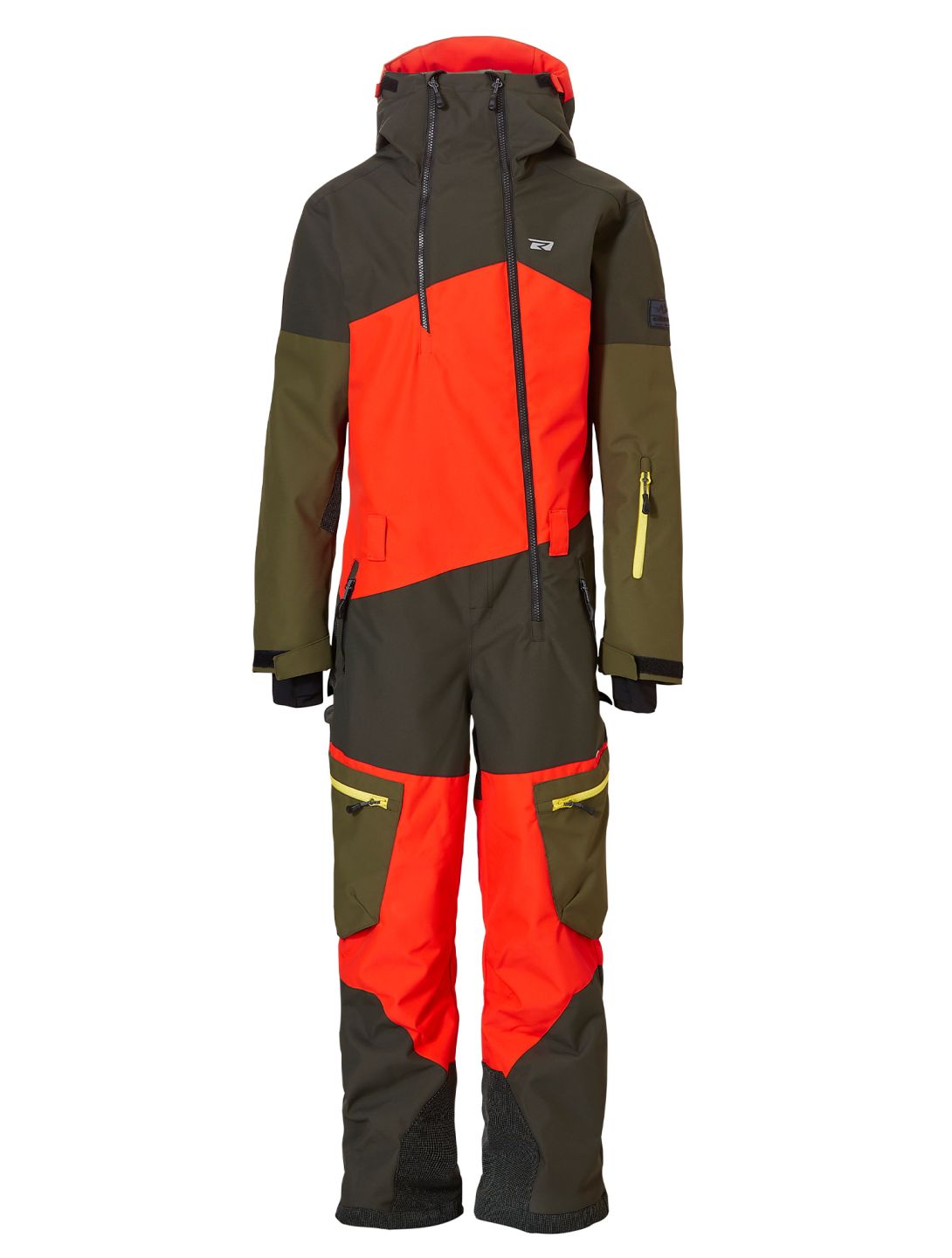 Rehall, Siddley-R ski overall kinderen Flame Red grijs, rood 