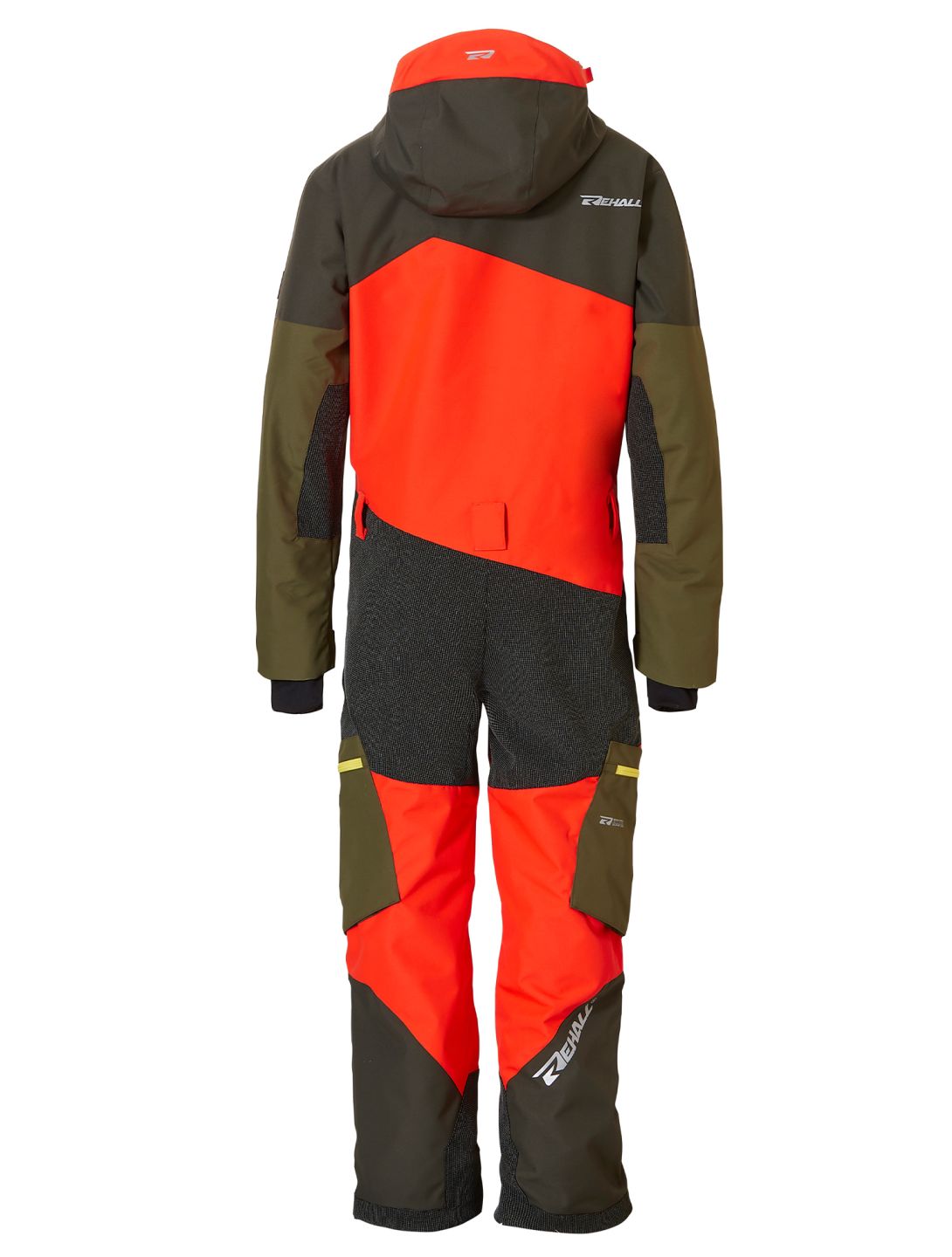 Rehall, Siddley-R ski overall kinderen Flame Red grijs, rood 