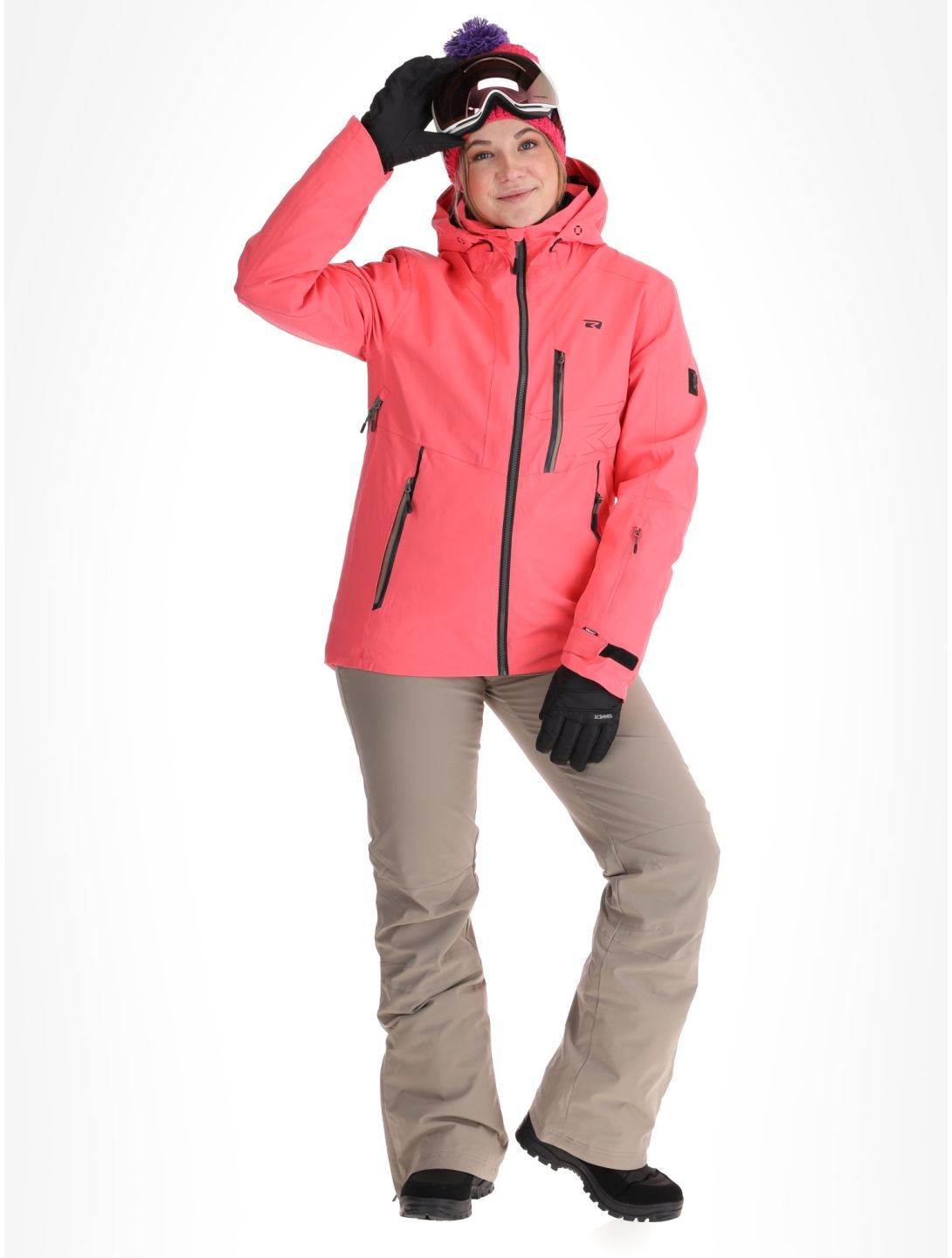 Rehall, Skye-R ski-jas dames Calypso Coral roze 