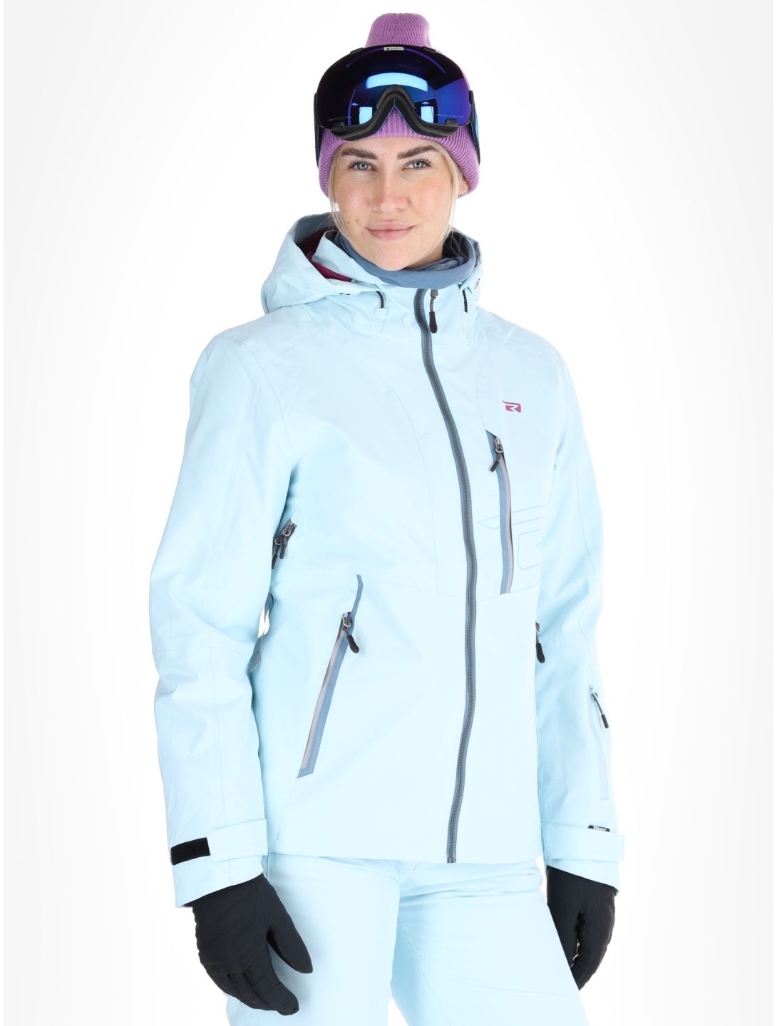 Rehall, Skye-R ski-jas dames Omphalodes blauw 