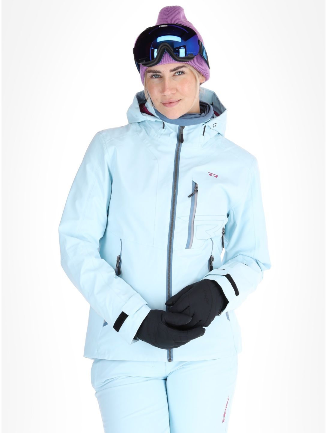 Rehall, Skye-R ski-jas dames Omphalodes blauw 