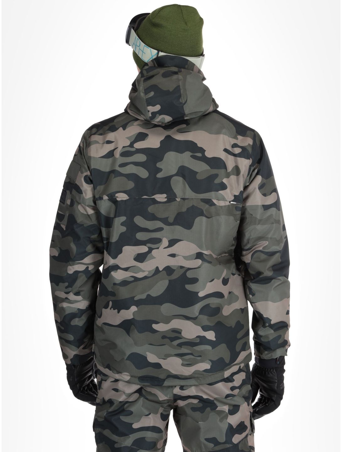 Rehall, Tabor-R winter anorak heren Camo Black zwart 