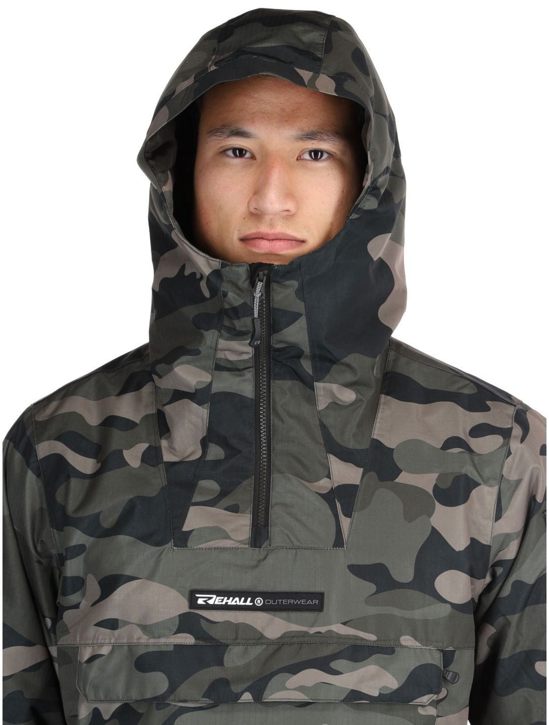 Rehall, Tabor-R winter anorak heren Camo Black zwart 