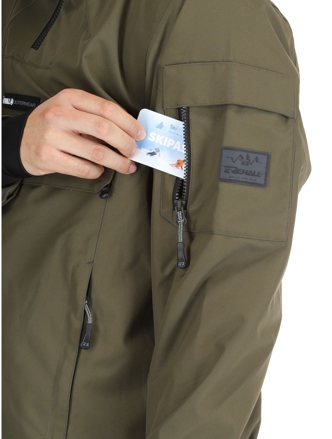 Rehall, Tabor-R winter anorak heren Olive groen 