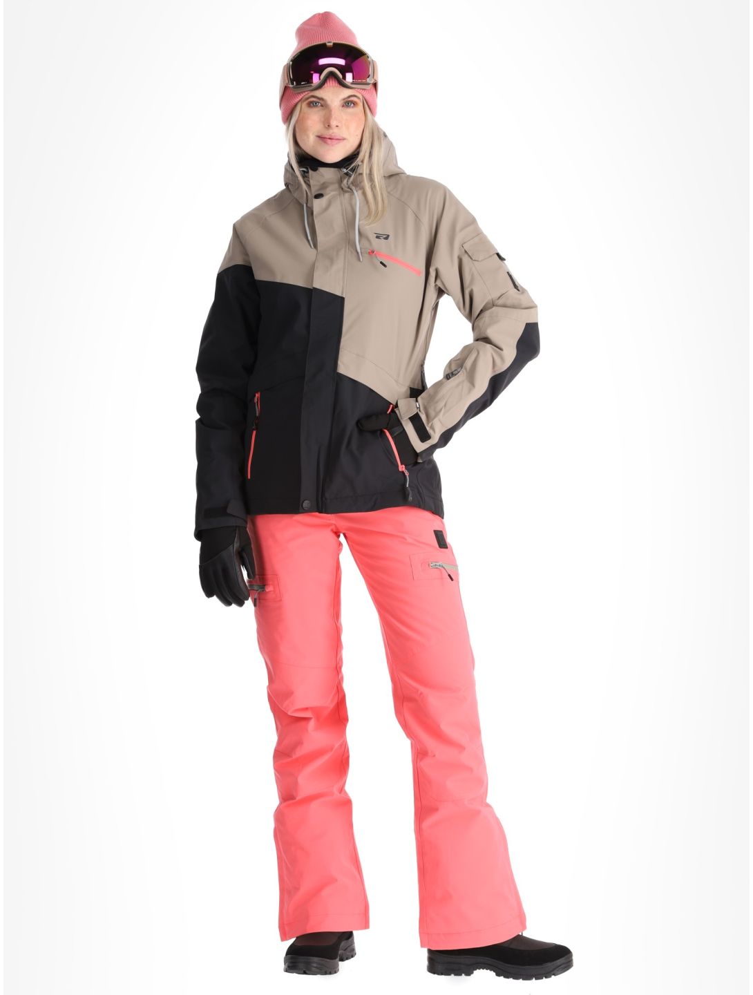 Rehall, Tasha-R ski-jas dames Brindle beige 