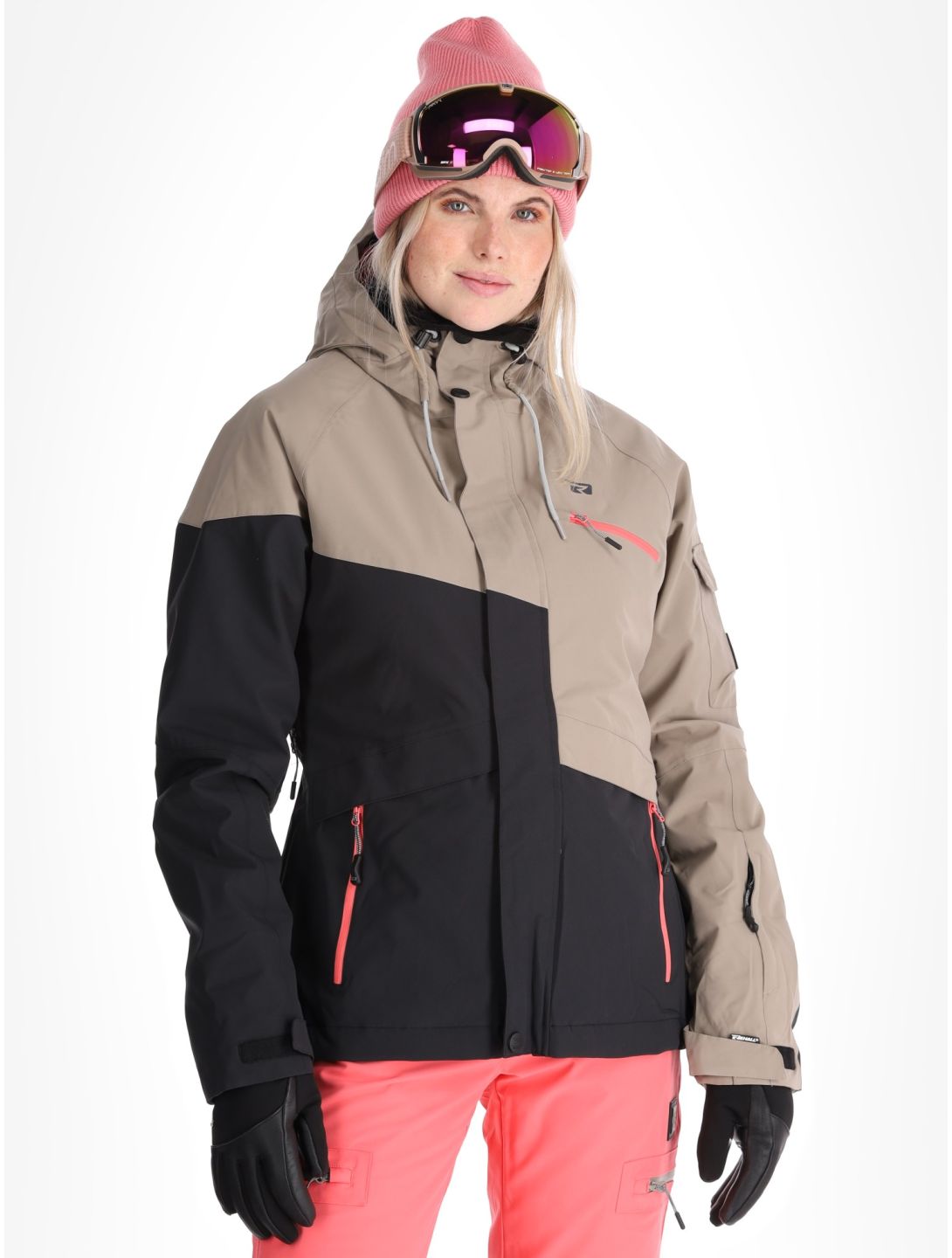 Rehall, Tasha-R ski-jas dames Brindle beige 