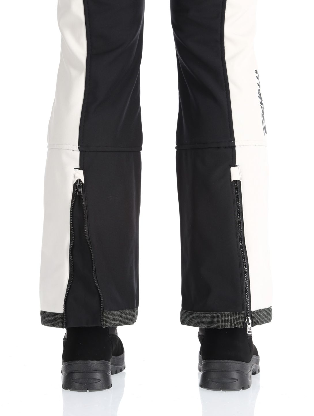 Rehall, Teddie-R ski overall dames Moonbeam beige, zwart 