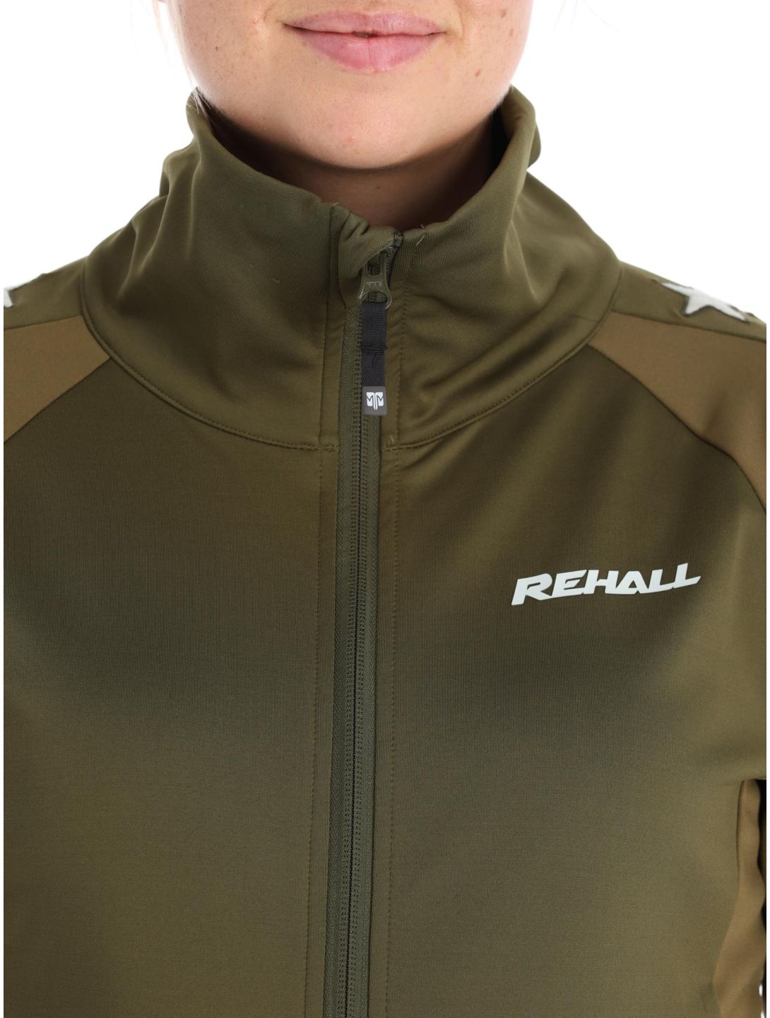 Rehall, Tess-R vest dames Olive grijs, groen 