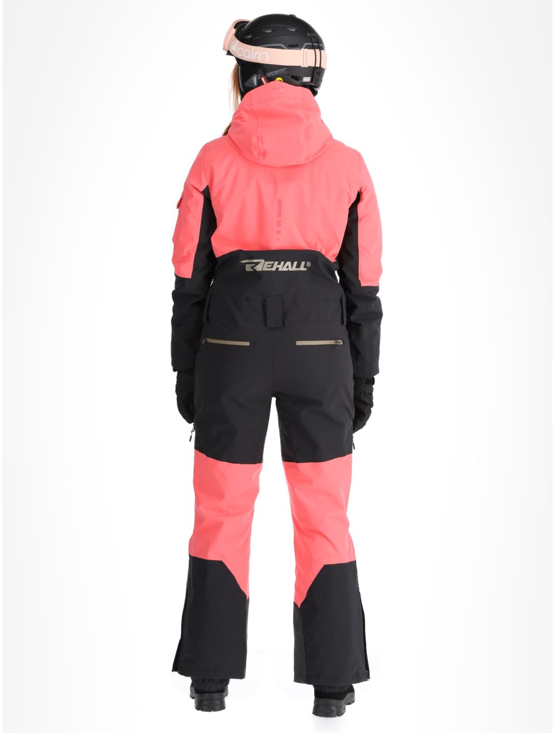 Rehall, Tyger-R ski overall dames Calypso Coral roze, zwart 