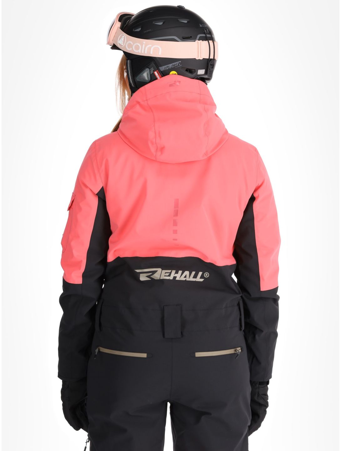 Rehall, Tyger-R ski overall dames Calypso Coral roze, zwart 