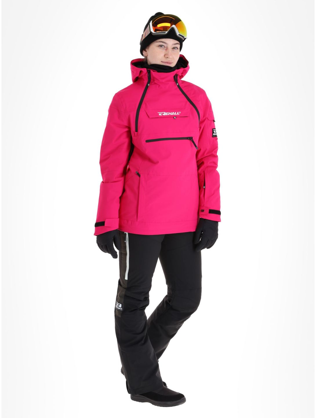 Rehall, Vie-R ski-jas dames Brite Pink roze 