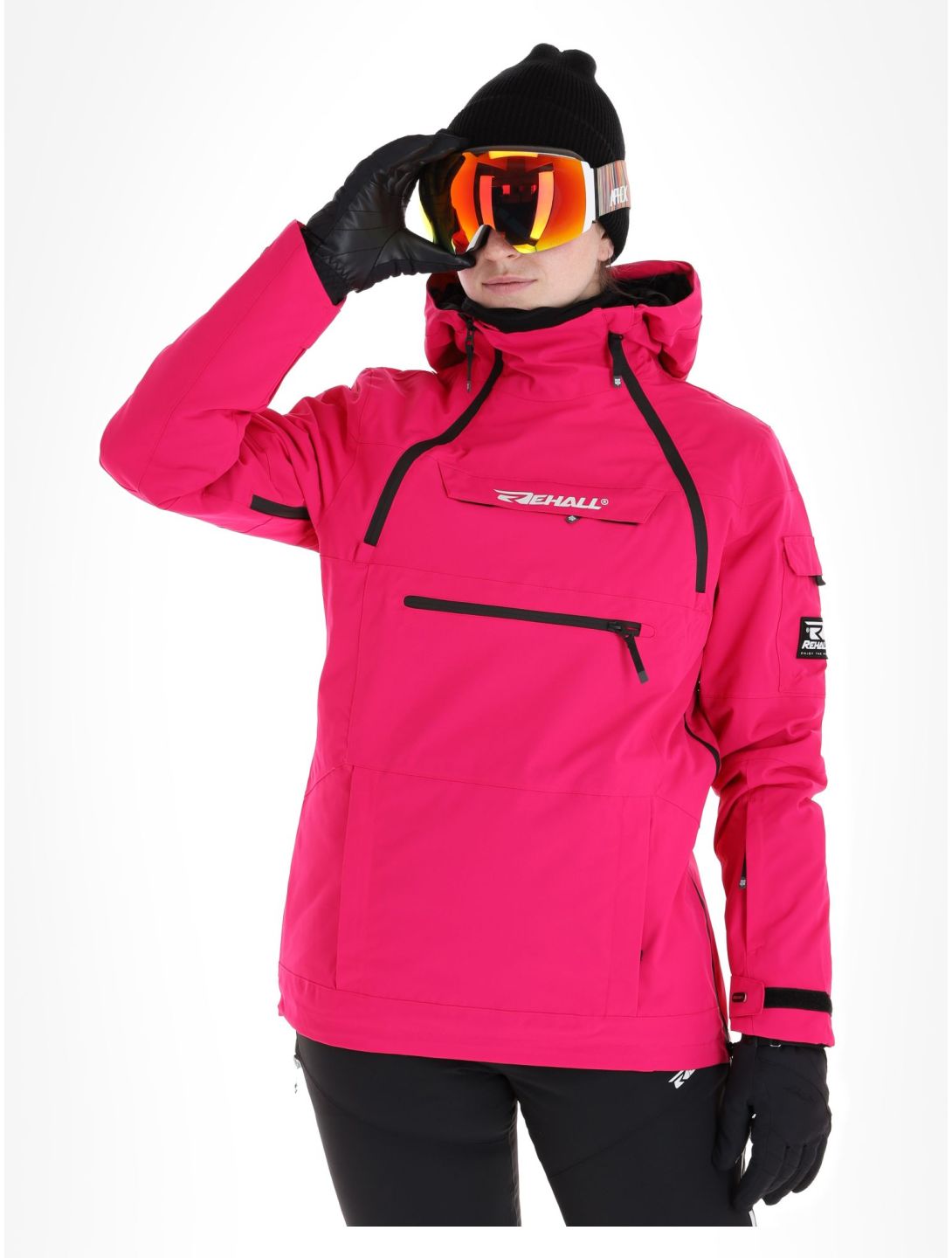 Rehall, Vie-R ski-jas dames Brite Pink roze 