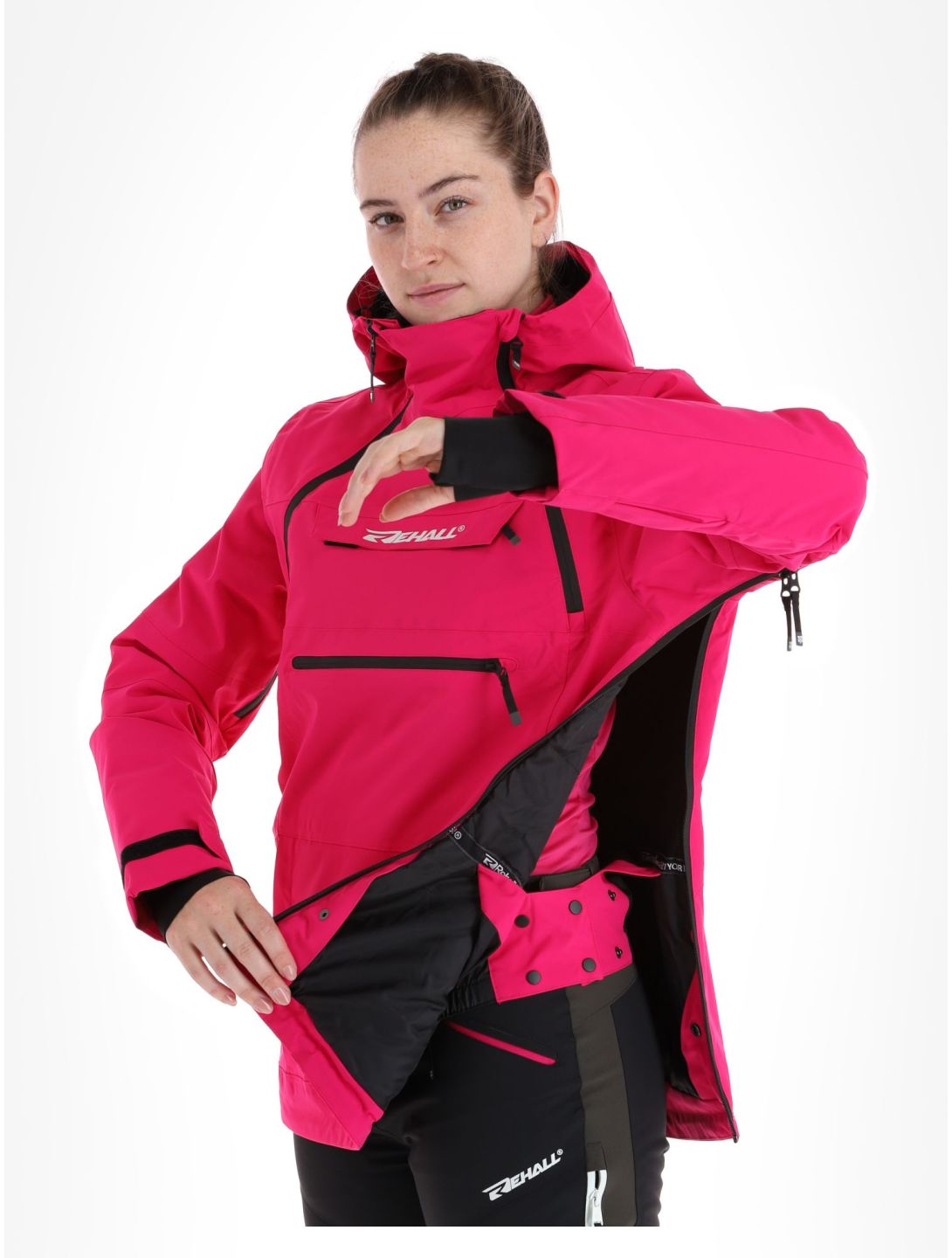 Rehall, Vie-R ski-jas dames Brite Pink roze 