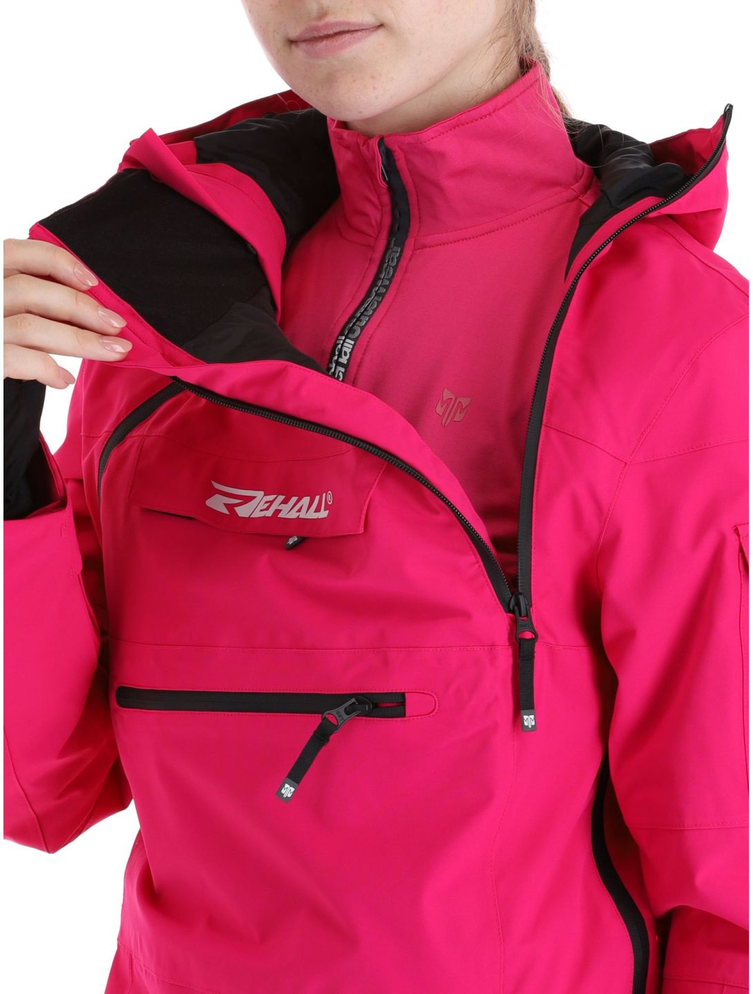 Rehall, Vie-R ski-jas dames Brite Pink roze 