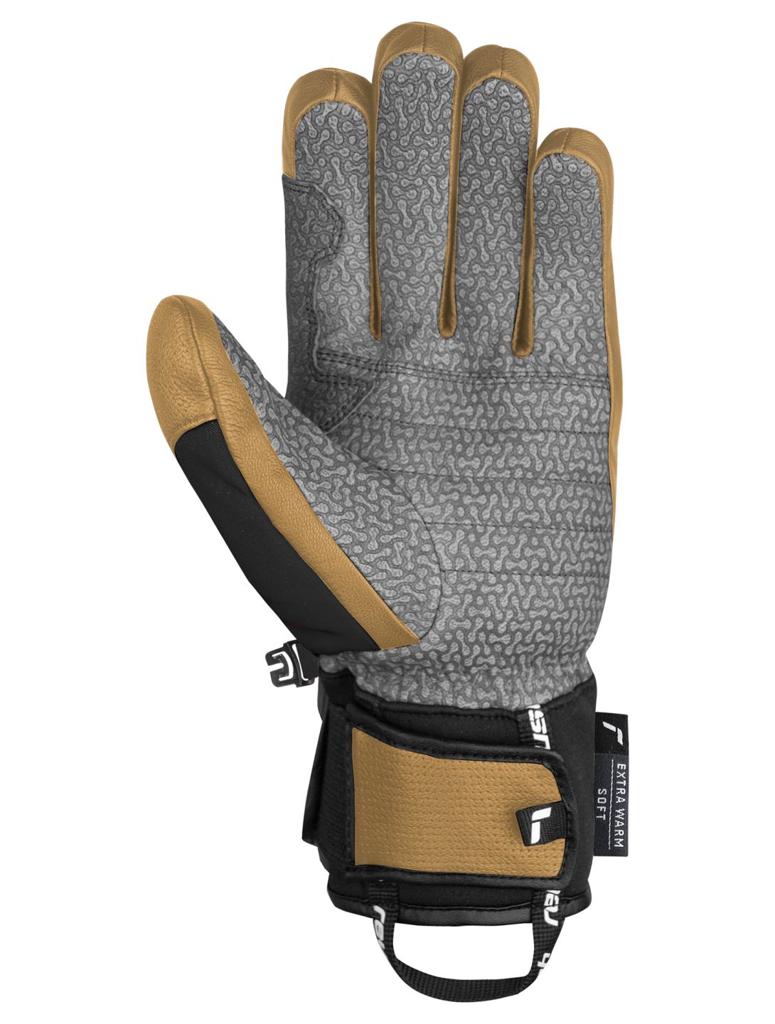 Reusch, Henrik Kristoffersen skihandschoenen heren Camel / Black bruin, zwart 