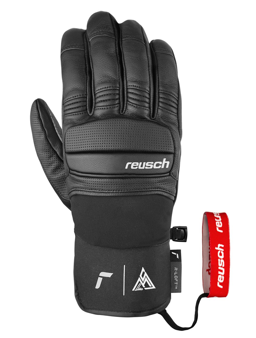 Reusch, Marco Schwarz skihandschoenen heren Black / White wit, zwart 