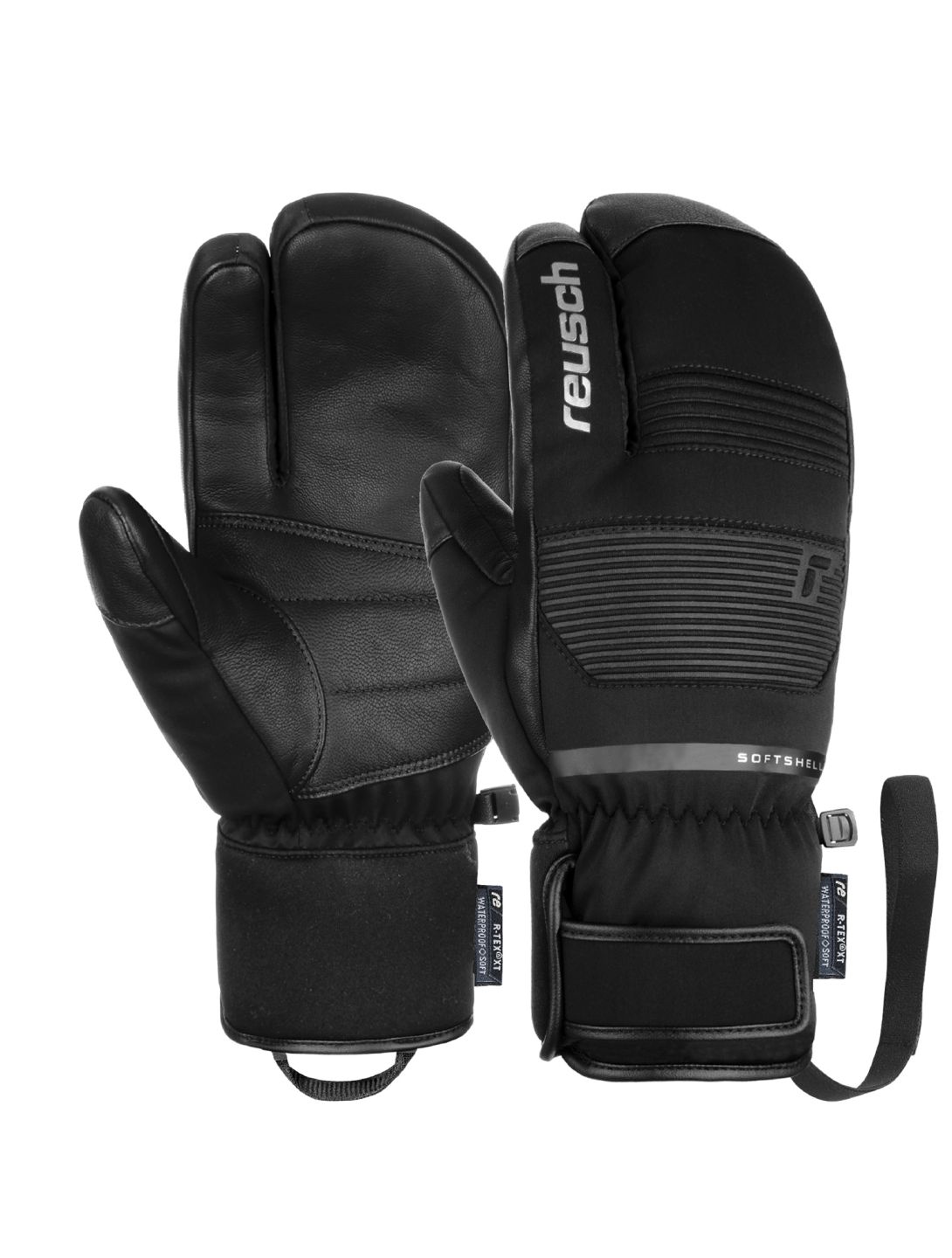 Reusch, Reusch Andy R-TEX® XT Lobster skihandschoenen heren Black zwart 