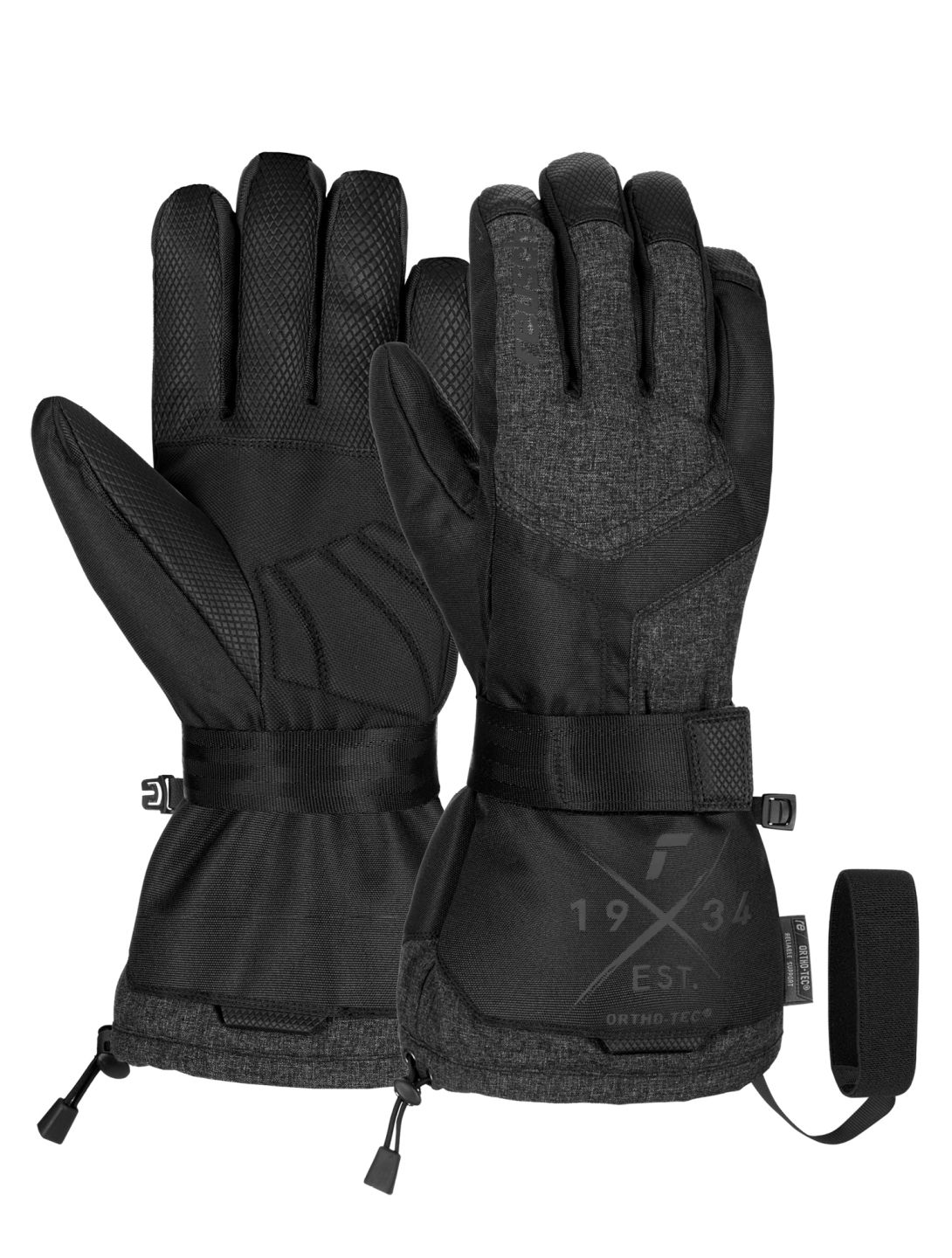 Reusch, Reusch Doubletake R-TEX® XT skihandschoenen heren Black / Black Melange zwart 