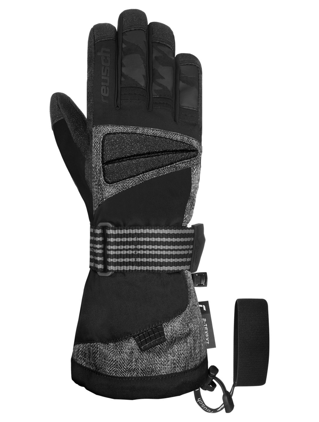 Reusch, Reusch Sweeber III R-TEX® XT skihandschoenen heren Black / Black Melange zwart 