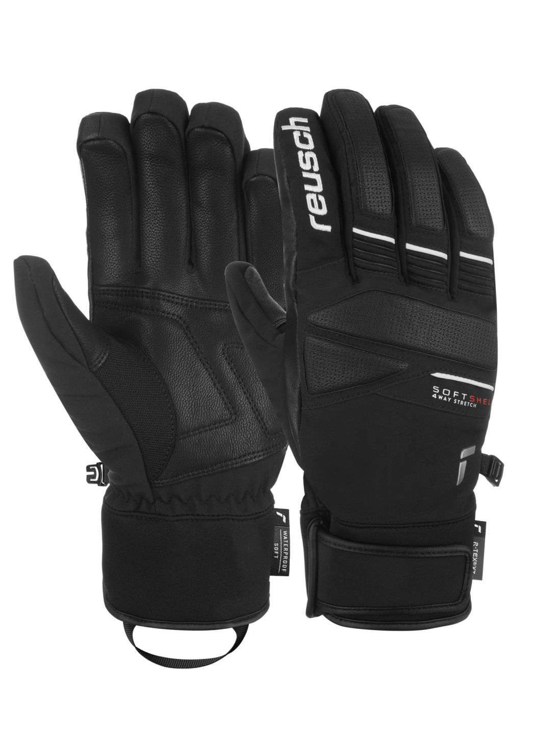 Reusch, Reusch Thunder R-TEX® XT skihandschoenen heren Black / White wit, zwart 