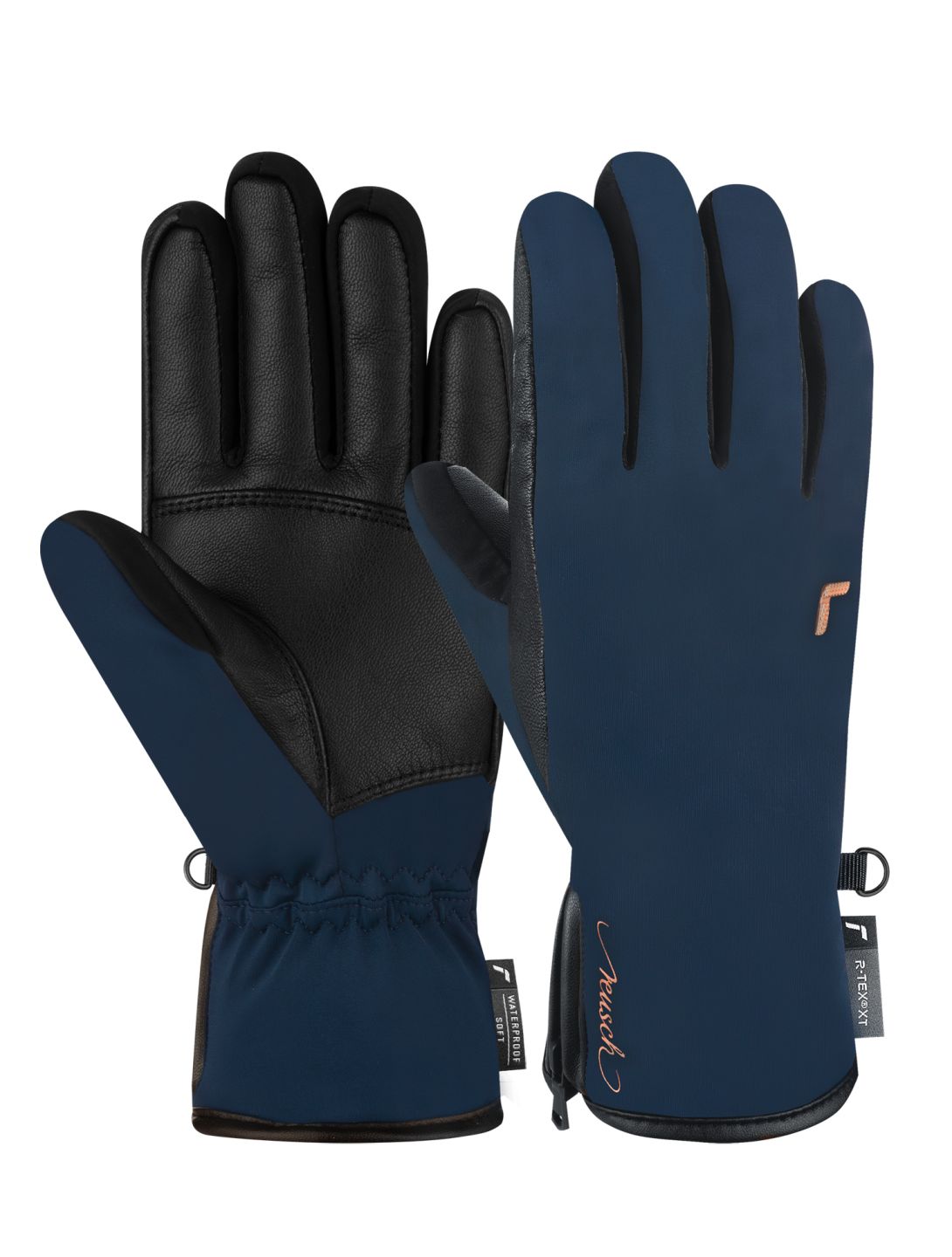 Reusch, Tiffany R-TEX® XT skihandschoenen dames Dress Blue / Black blauw, zwart 