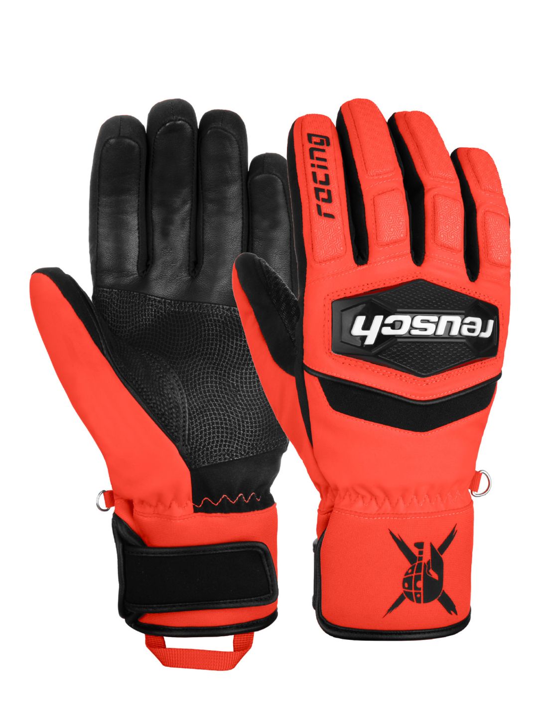 Reusch, Worldcup Warrior R-TEX® XT skihandschoenen heren Black / Fluo Red rood, zwart 