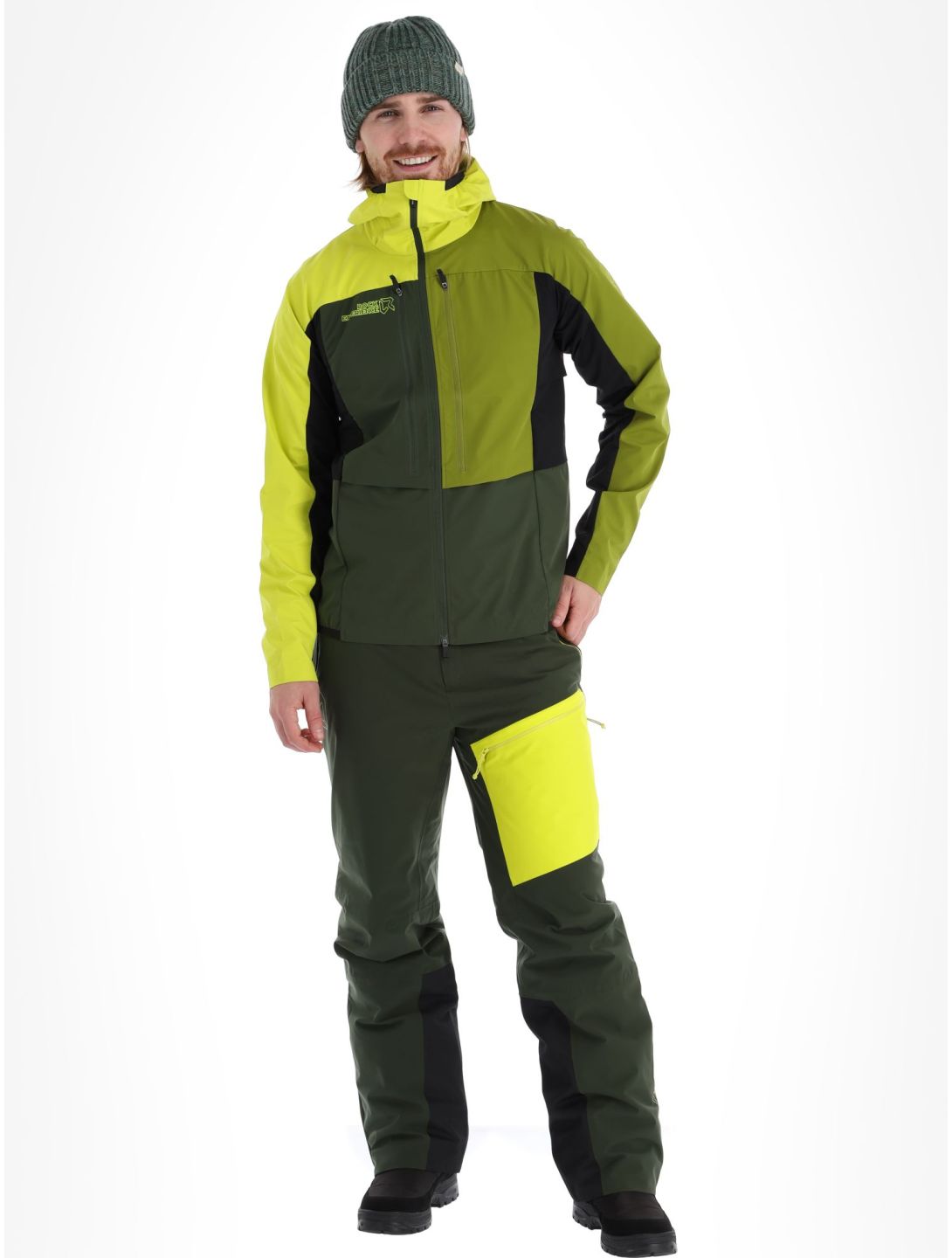 Rock Experience, Inuit Tech softshell ski-jas heren Kombu Green / Sulphur / Cardam Seed grijs, groen 