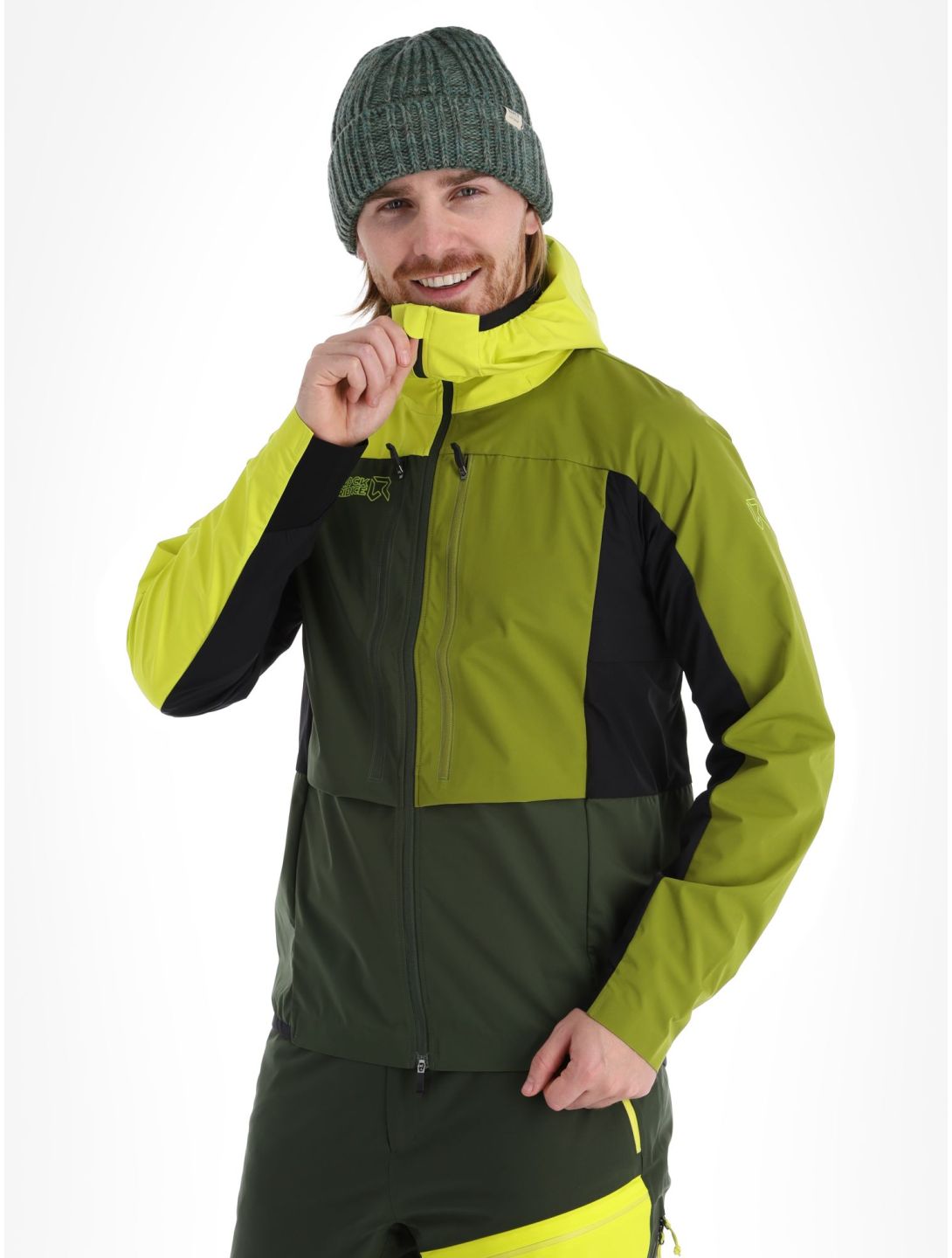 Rock Experience, Inuit Tech softshell ski-jas heren Kombu Green / Sulphur / Cardam Seed grijs, groen 