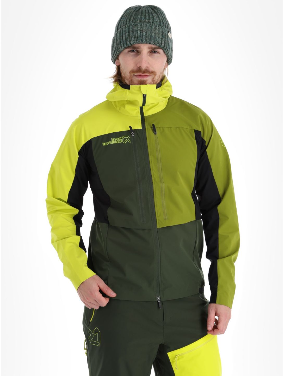 Rock Experience, Inuit Tech softshell ski-jas heren Kombu Green / Sulphur / Cardam Seed grijs, groen 