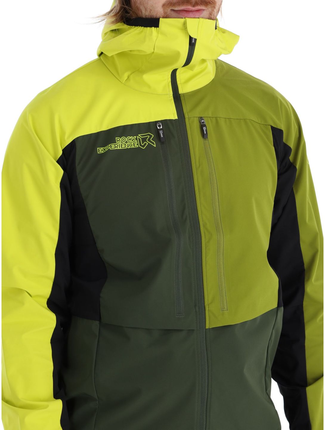 Rock Experience, Inuit Tech softshell ski-jas heren Kombu Green / Sulphur / Cardam Seed grijs, groen 