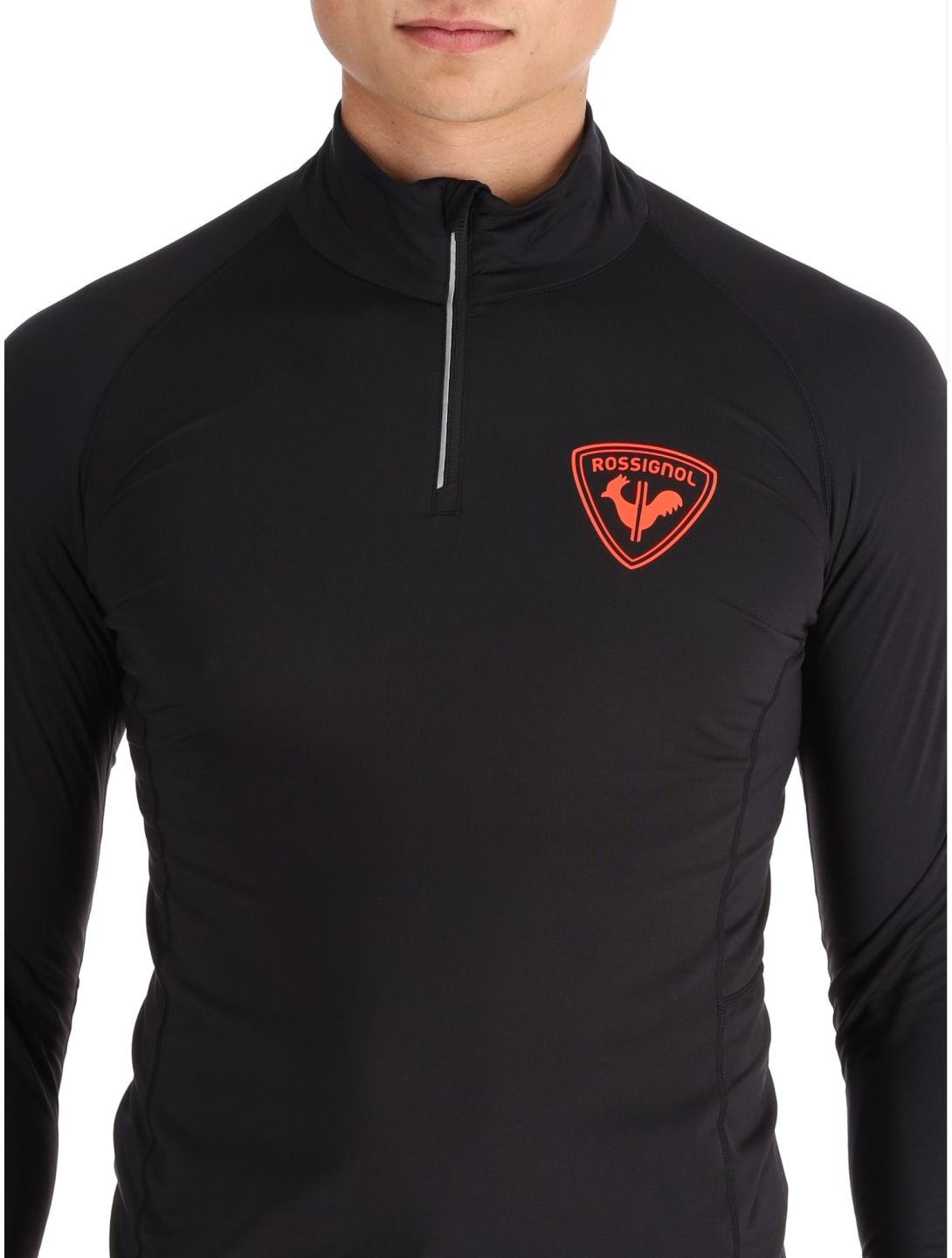 Rossignol, New Hero Classique 1/2 Zip skipully heren Black zwart 