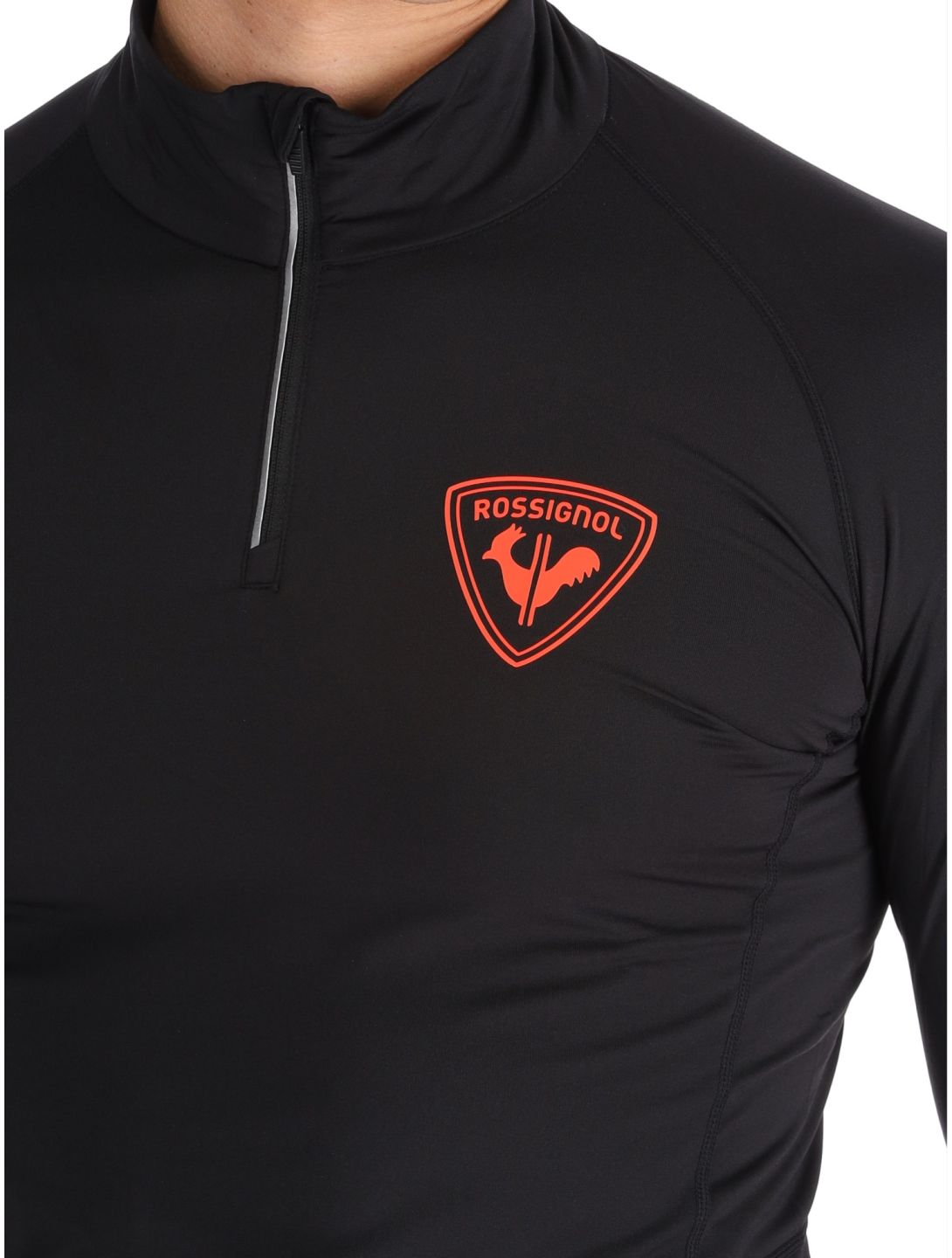 Rossignol, New Hero Classique 1/2 Zip skipully heren Black zwart 