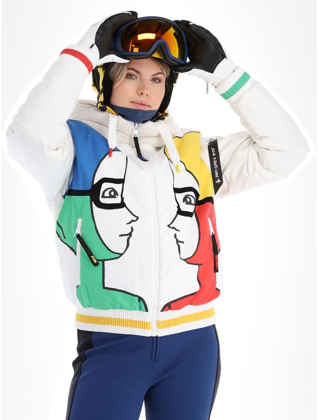 Rossignol, JC De Castelbajac Space Bomber ski-jas dames White wit 