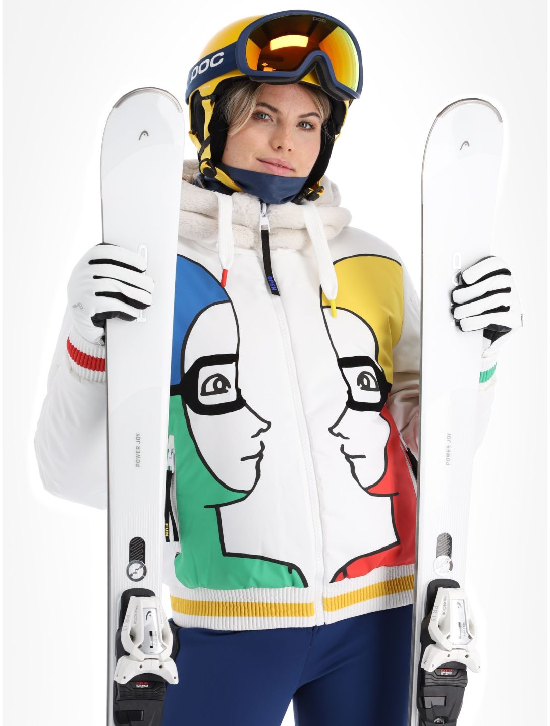 Rossignol, JC De Castelbajac Space Bomber ski-jas dames White wit 